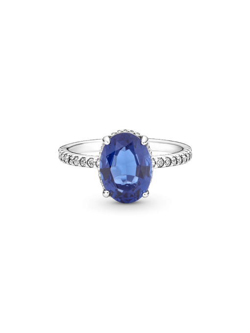 Sparkling Statement Halo Ring - Image 5