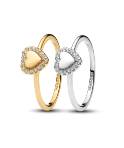 Engraved Together Ring Set