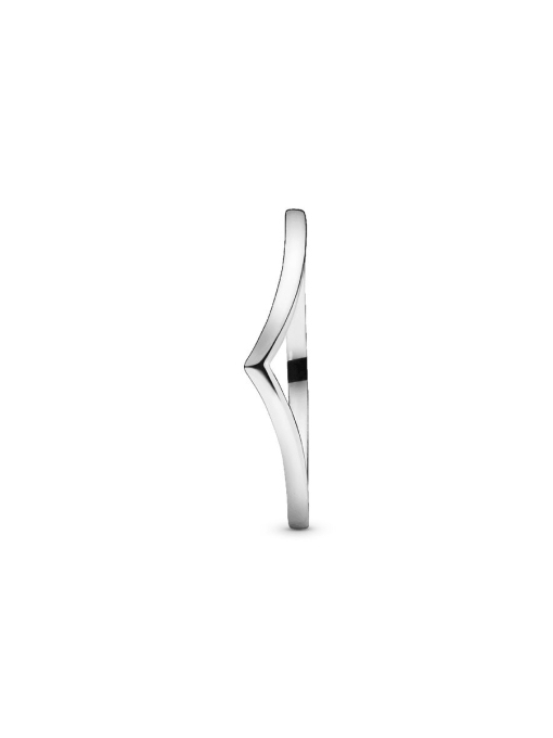 Polished Wishbone Ring - Image 5