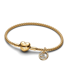 Taurus Zodiac Dangle Charm Studded Bracelet Set