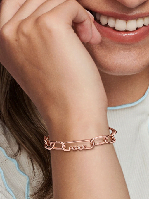 FINAL SALE - Pandora ME Styling Peace Word Link - Image 2