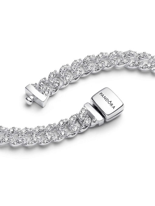 Pave Cuban Chain Necklace - Image 4