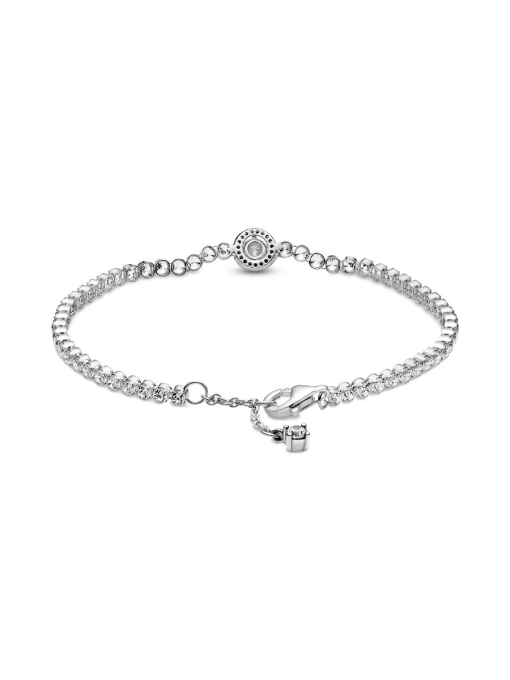 Sparkling Halo Tennis Bracelet - Image 6
