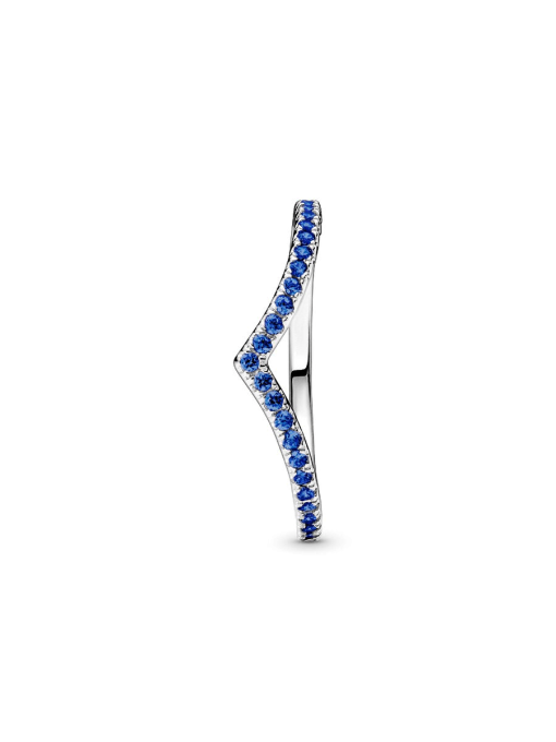 Pandora Timeless Wish Sparkling Blue Ring - Image 5