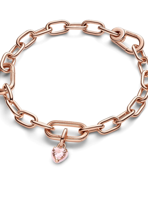 Pandora ME Pink Chakra Heart Mini Dangle Charm - Image 5