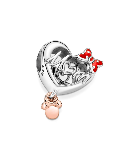Disney Minnie Mouse Mom Heart Charm - Image 5