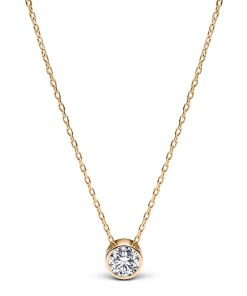 Pandora Era Bezel Lab-Grown Diamond Pendant Necklace