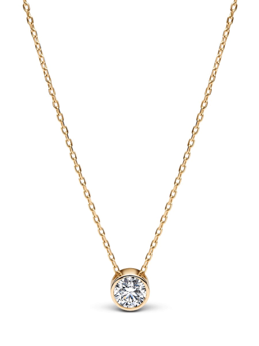 Pandora Era Bezel Lab-Grown Diamond Pendant Necklace