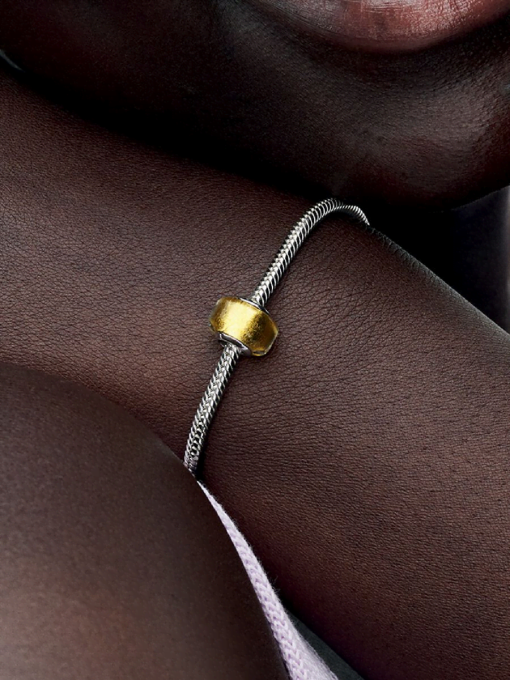 Golden Mini Murano Glass Charm - Image 2