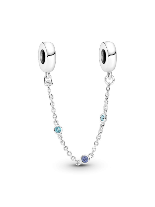 Triple Blue Stone Safety Chain - Image 3