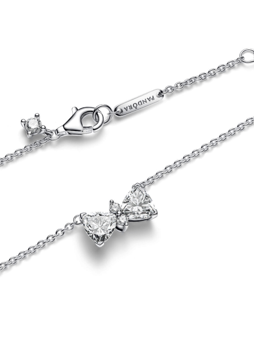 Sparkling Bow Necklace - Image 5