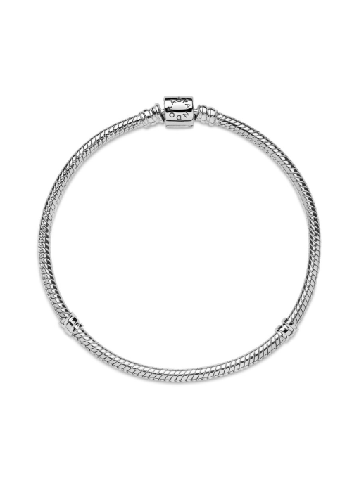 Pandora Moments Barrel Clasp Snake Chain Bracelet - Image 5