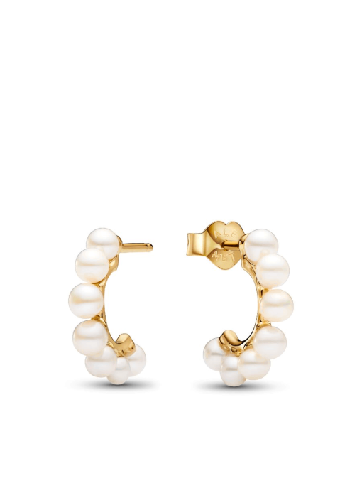 Treated Freshwater Cultured Pearl Earring Set - Image 4