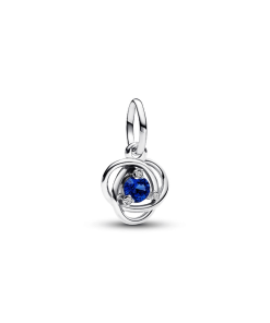Blue Eternity Circle Dangle Charm