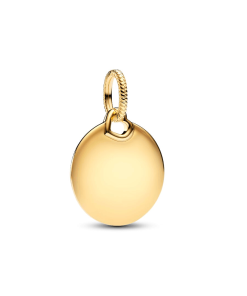 Engravable Round Tag Dangle Charm