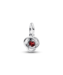 True Red Eternity Circle Dangle Charm