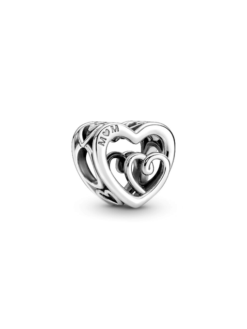 Entwined Infinite Hearts Charm