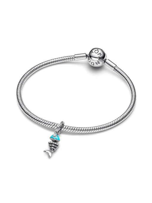 Turquoise-colored Fishbone Dangle Charm - Image 6