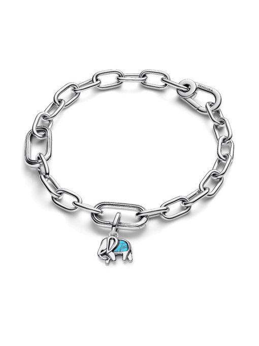 Turquoise-colored Elephant Mini Dangle Charm - Image 5