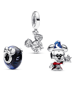 Disney Mickey and Minnie Believe in Magic Charm Trio