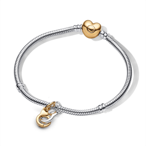 Linked Up Handcuff Dangle Charm Bracelet Set - Image 2