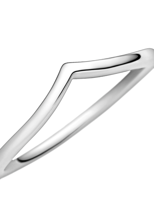 Polished Wishbone Ring - Image 7