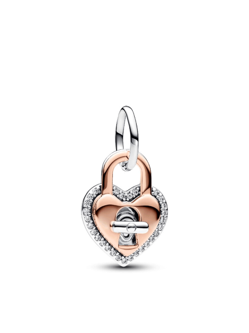 Heart and Padlock Charm Trio - Image 5