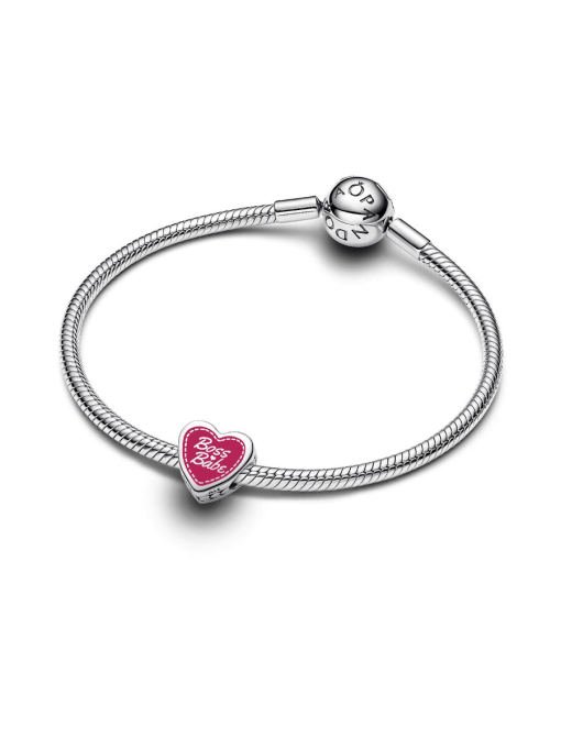 Engravable Boss Babe Heart Charm - Image 3