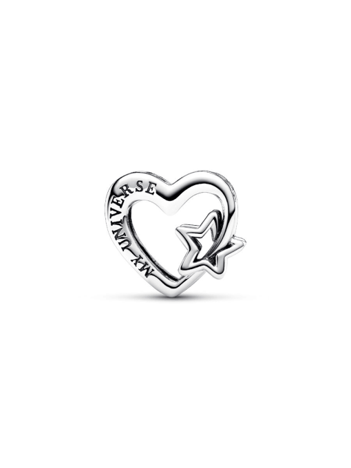 Openwork Family Heart & Star Charm - Image 5