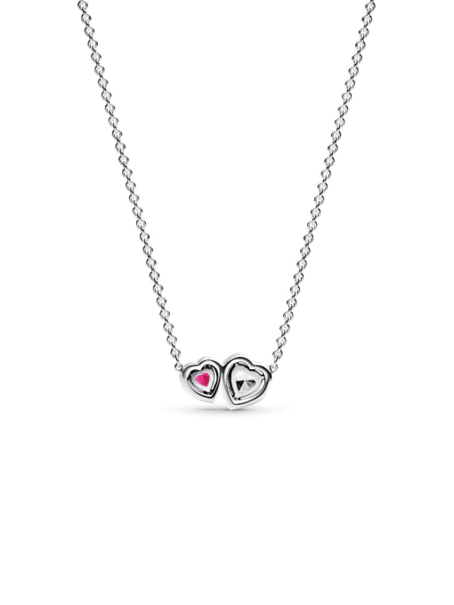 Halo Hearts Pendant Necklace - Image 4