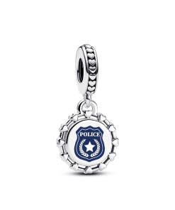 Engravable Police Dangle Charm