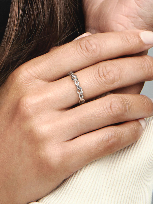 Knotted Hearts Ring - Image 2