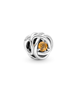 November Honey Eternity Circle Charm