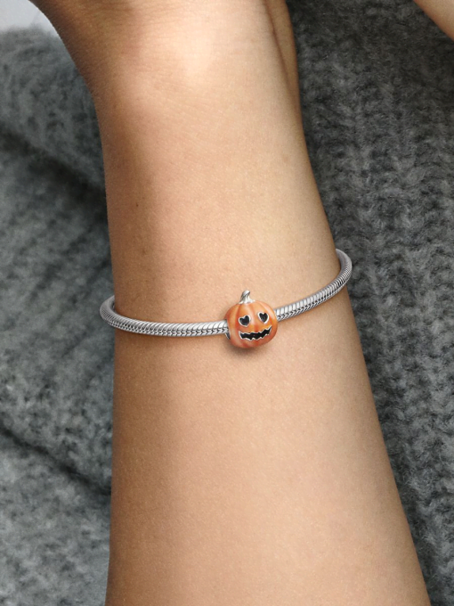 Glow-in-the-dark Spooky Pumpkin Charm - Image 2