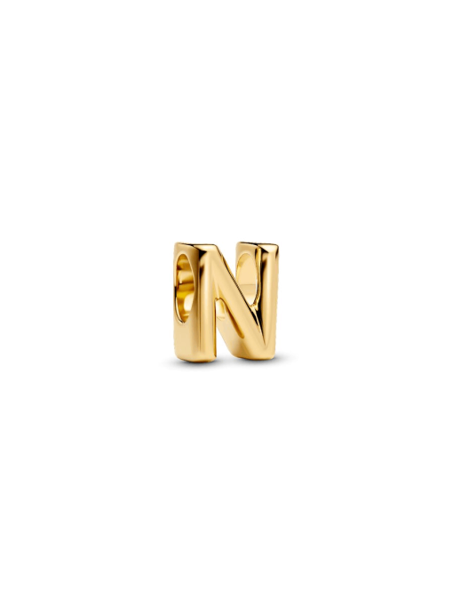 Letter N Charm Necklace - Image 3