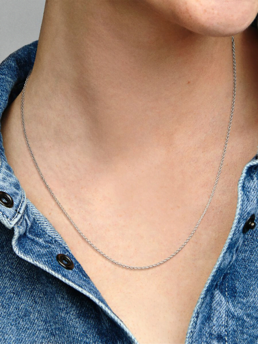 Classic Cable Chain Necklace - Image 2