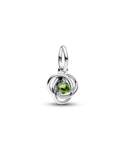 Spring Green Eternity Circle Dangle Charm