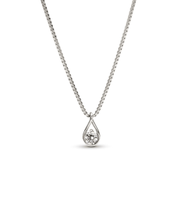 Pandora Infinite 14k White Gold Lab-grown Diamond Pendant Necklace