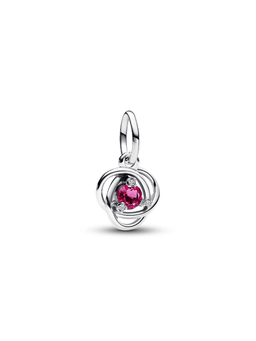 October Eternity Circle Dangle Charm Bracelet Set - Image 2