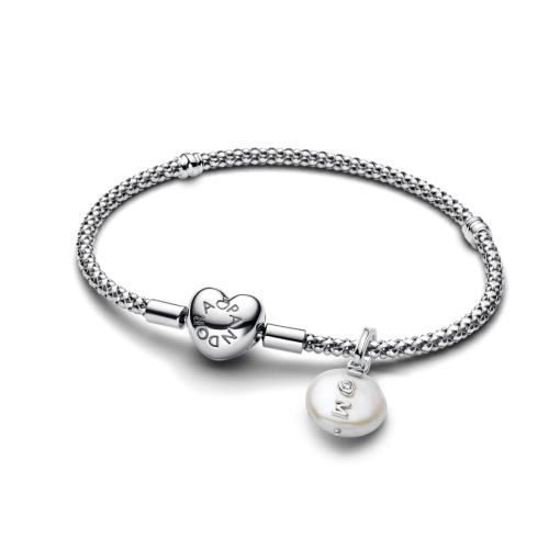 Mother's Day Pearl Charm Bracelet Set - Image 2