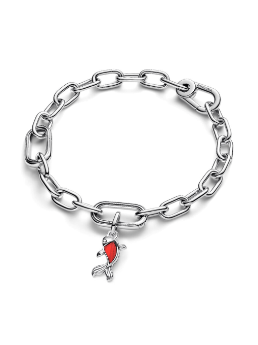 Red Murano Glass Koi Fish Mini Dangle Charm - Image 4