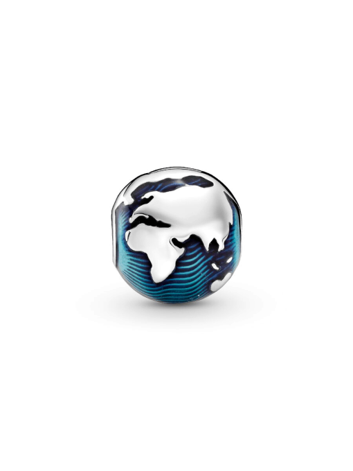 Blue Globe Clip Charm - Image 5