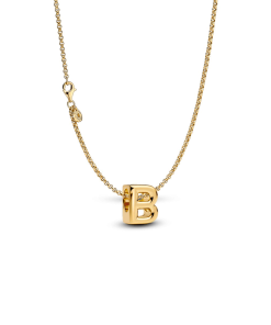 Letter B Charm Necklace
