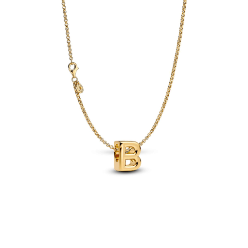 Letter B Charm Necklace