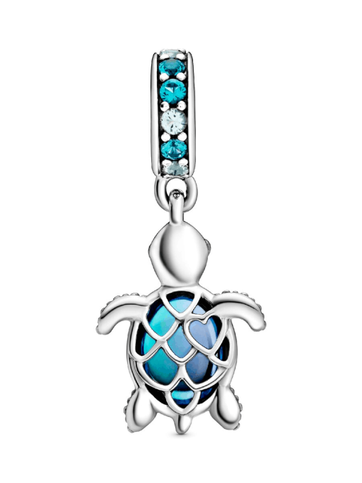 Murano Glass Sea Turtle Dangle Charm - Image 5