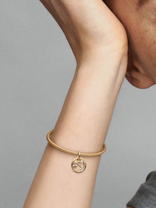Libra Zodiac Dangle Charm - Image 2
