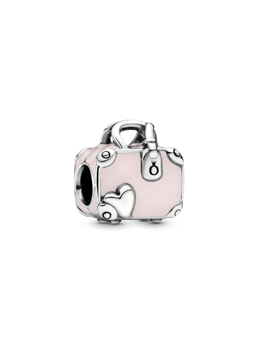 Pink Travel Bag Charm