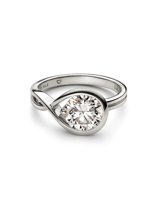 Pandora Infinite 14k White Gold Lab-grown Diamond Ring - Image 5