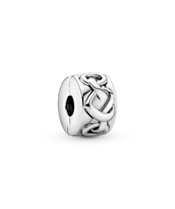 Knotted Hearts Clip Charm