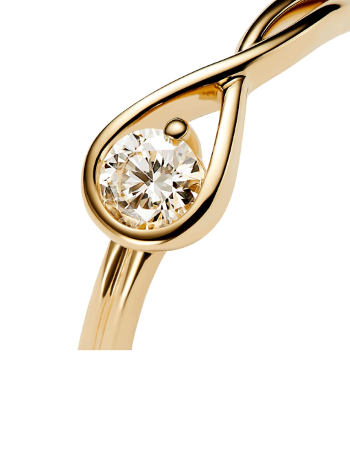 Pandora Infinite 14k Gold Lab-grown Diamond Ring - Image 4